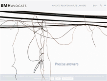 Tablet Screenshot of bmhavocats.com